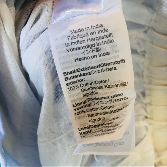 J Crew Blue Striped Cotton Tiered Skirt NWT XXSP - Picture 9 of 9